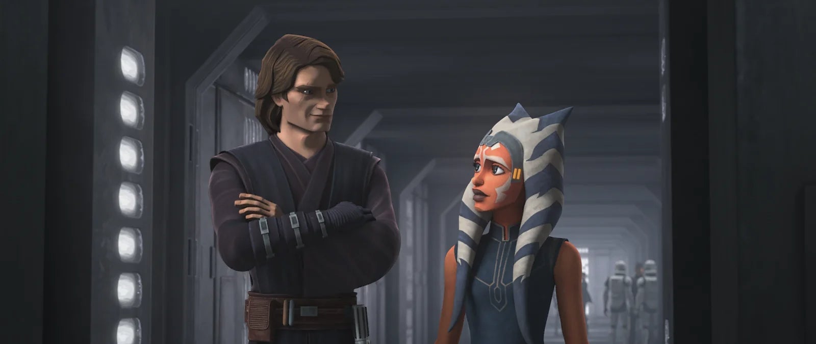 Ahsoka and Anakin, one last time. 