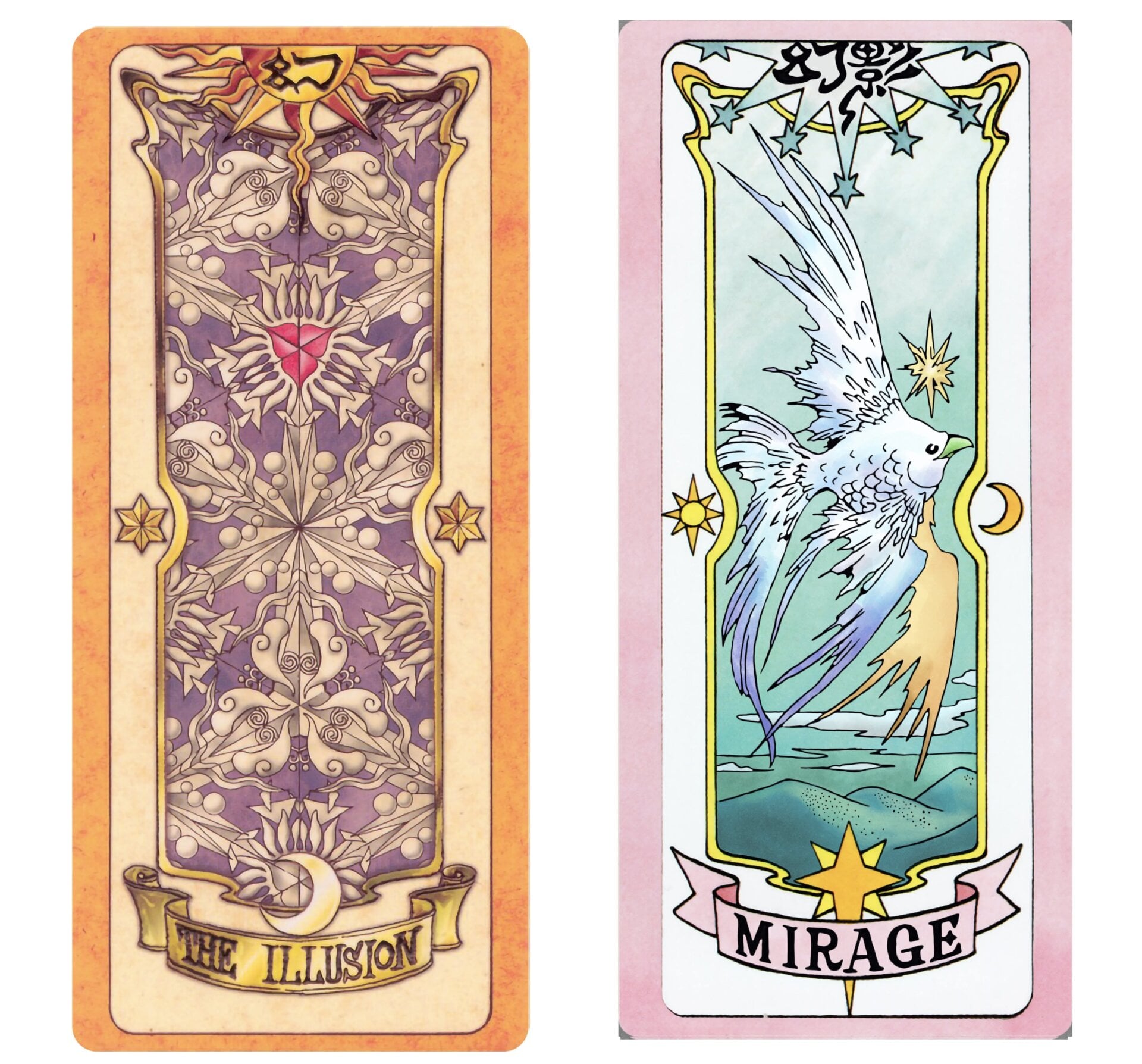 The Illusion Clow Card and the Mirage Clear Card.