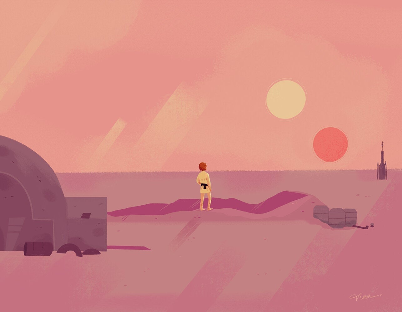 Lawson’s take on Star Wars: A New Hope.