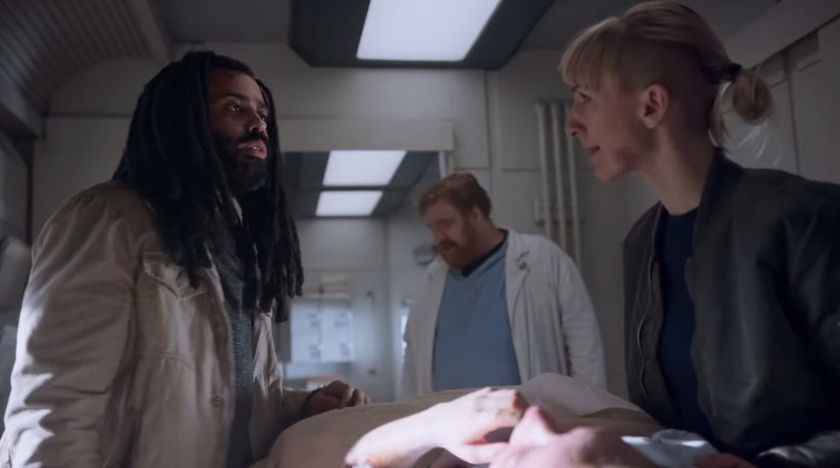 Layton and Till realizing they’ve found someone who was presumably “missing.”