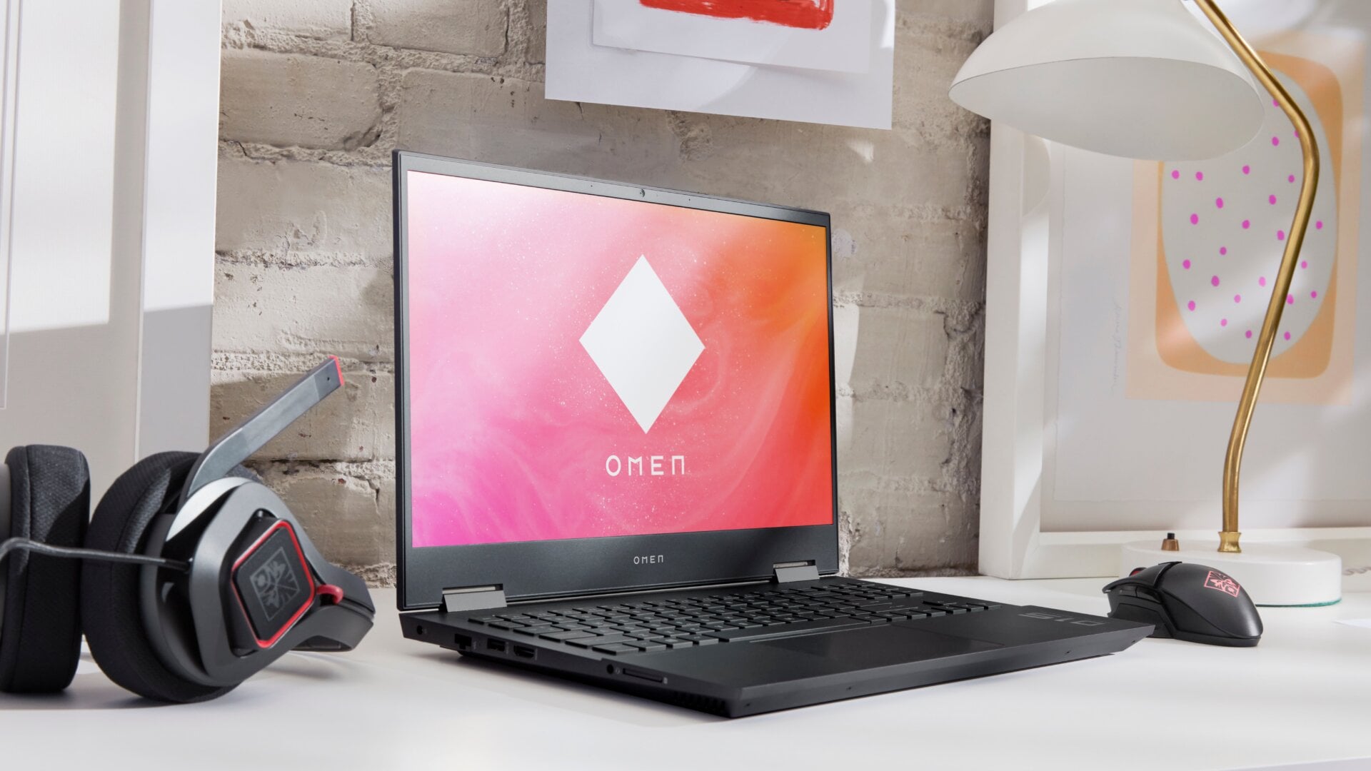 Ports on the Omen 15 include one SuperSpeed USB-C port with support for DisplayPort 1.4 and charging, 3 USB-A ports, Ethernet, headset jack, miniDisplayPort, and HDMI 2.0.