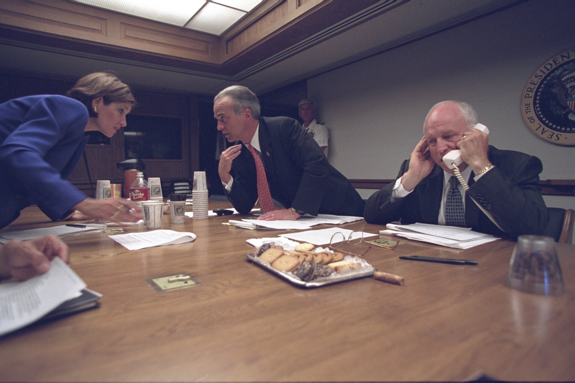 The Presidential Emergency Operations Center on September 11, 2001