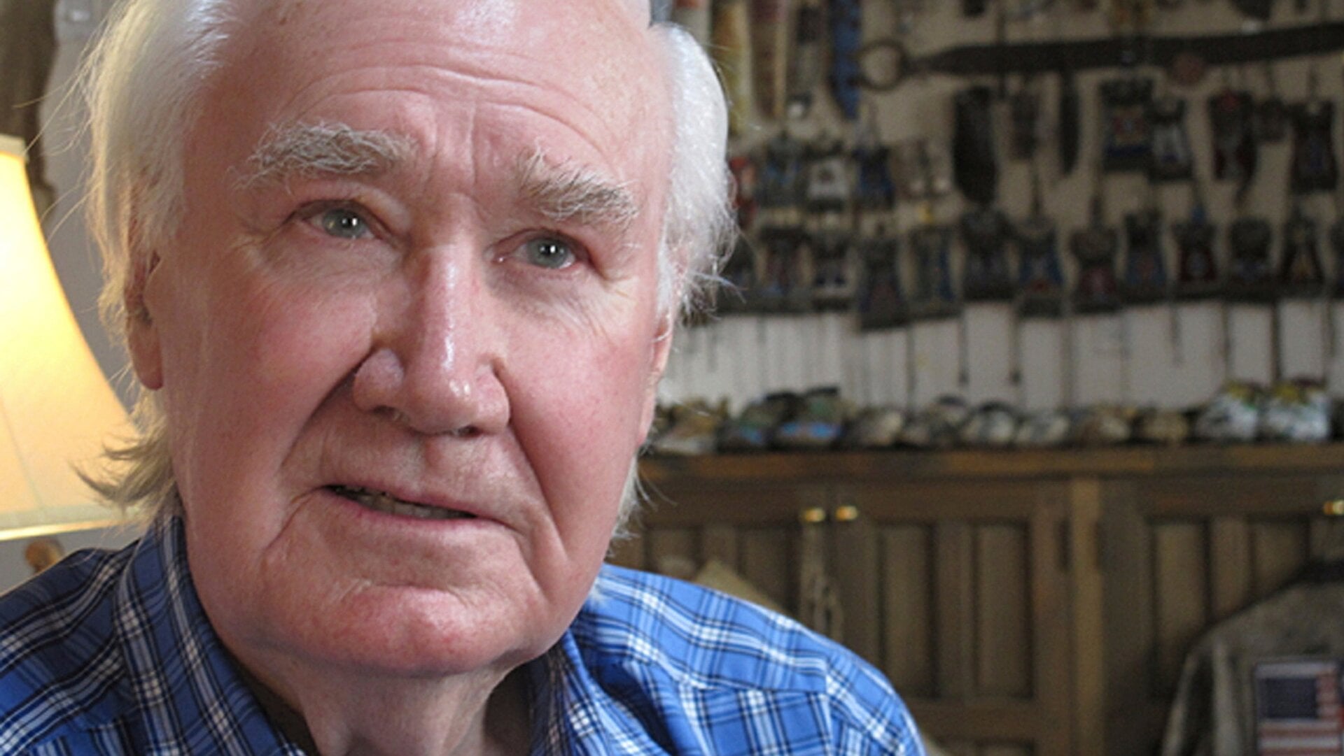 In this March 22, 2013 file photo, eccentric antiques dealer Forrest Fenn sits in his home in Santa Fe, New Mexico.