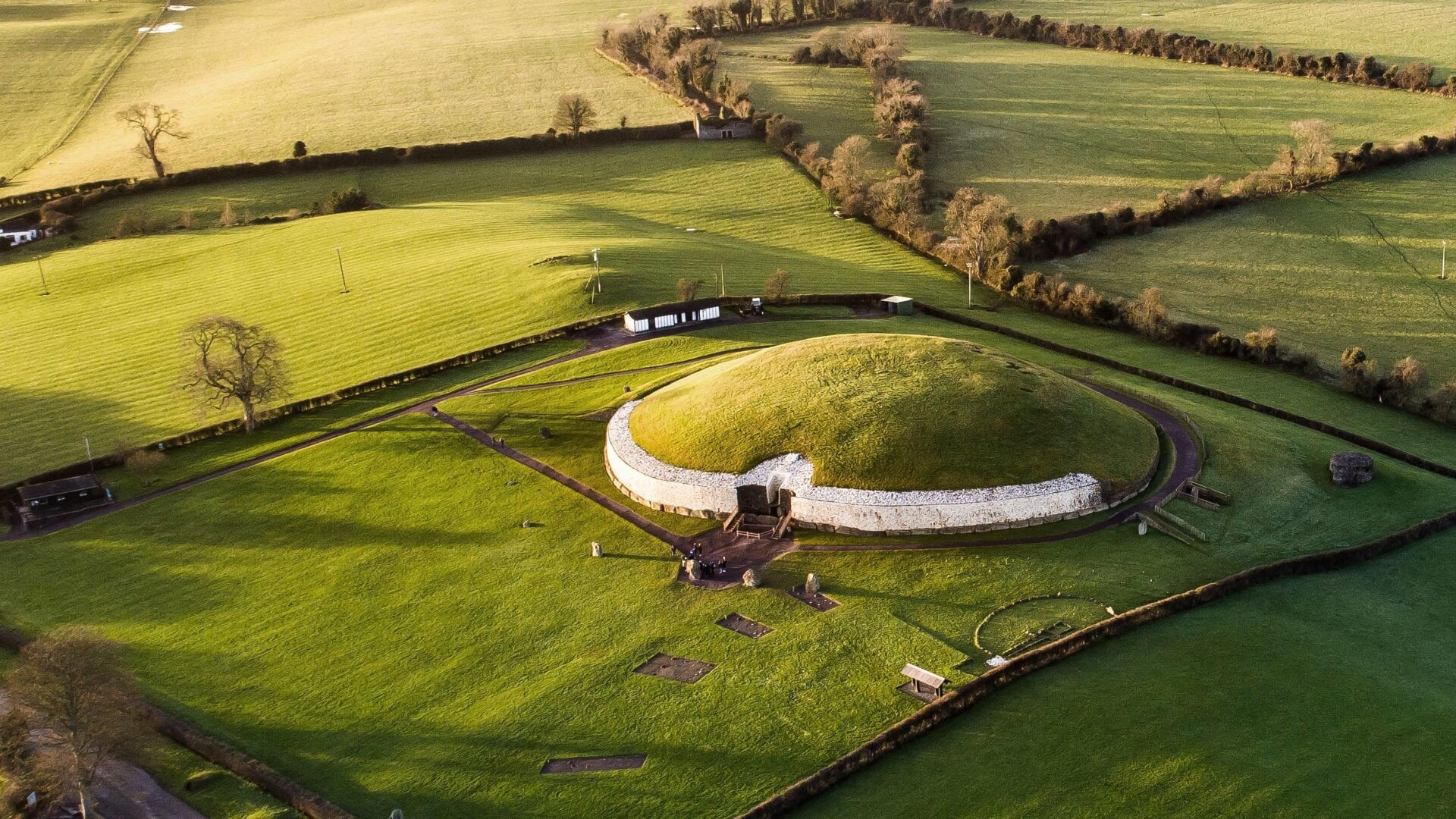 Newgrange passage tomb in Ireland.