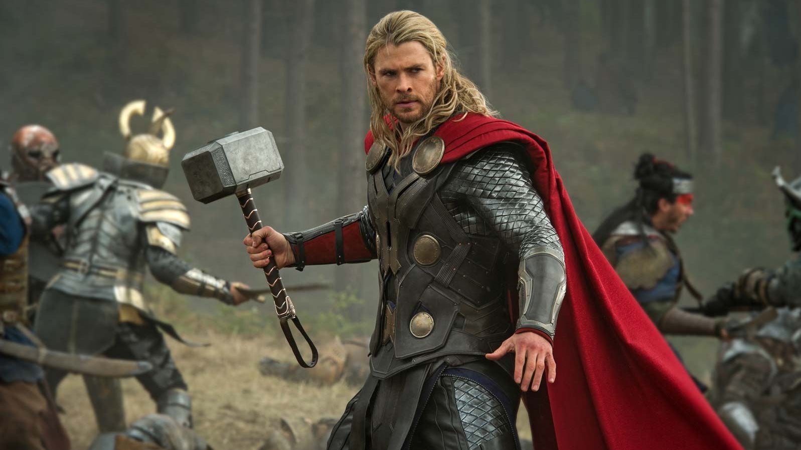 Chris Hemsworth as Thor.