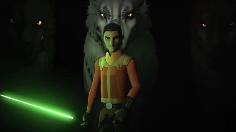 Ezra and the Loth-Wolves stand ready to defend his home. 