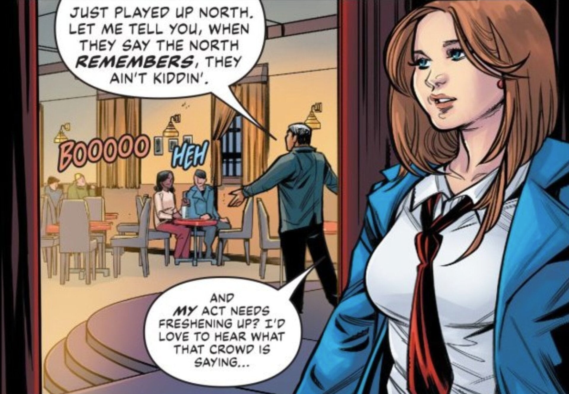 Bet that crowd’ll be seeing red...a red wedding, that is!