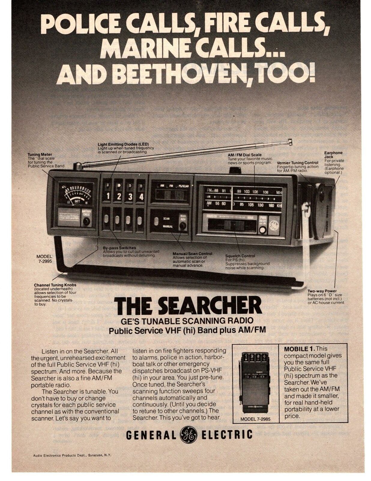 Image: General Electric, Audio Electronics Products Dept., Syracuse, N.Y.