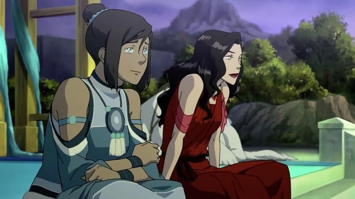 Korra and Asami take a moment of respite to contemplate their futures.