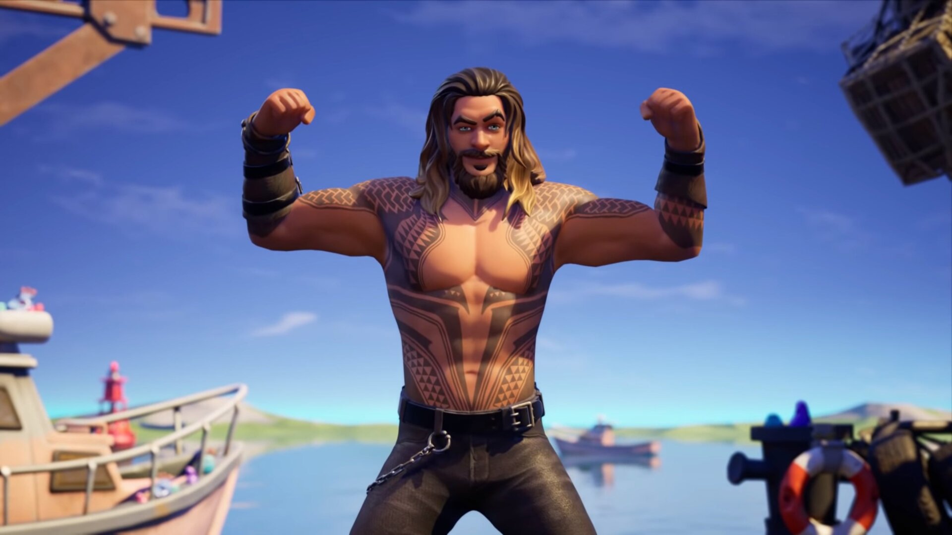 What’s this video game shirtless Jason Momoa got to do with Tenet? Absolutely nothing, and yet also everything.