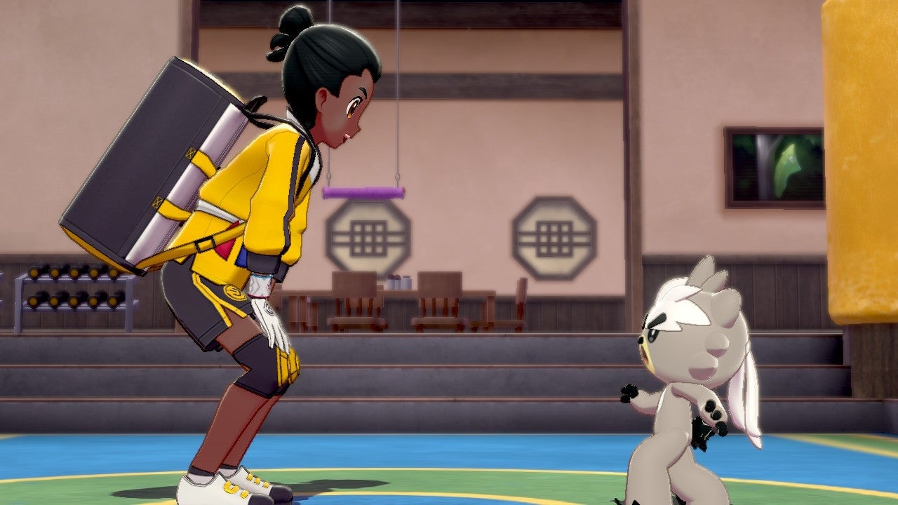 A Pokémon trainer meeting a Kubfu for the first time.