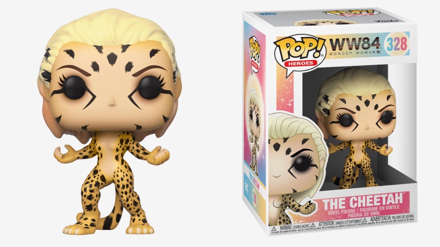 A look at the Funko Pop! Cheetah figure.
