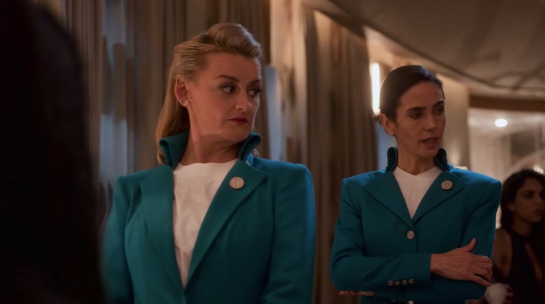 Alison Wright and Jennifer Connelly as Ruth Wardell and Melanie Cavill.
