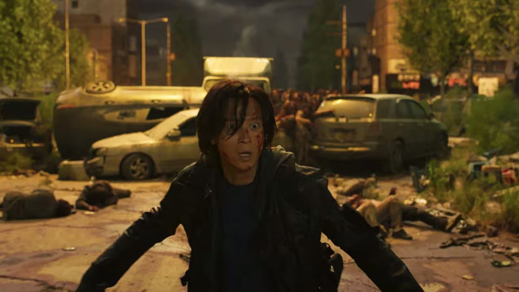 A soldier who’s dangerously close to getting eaten alive.