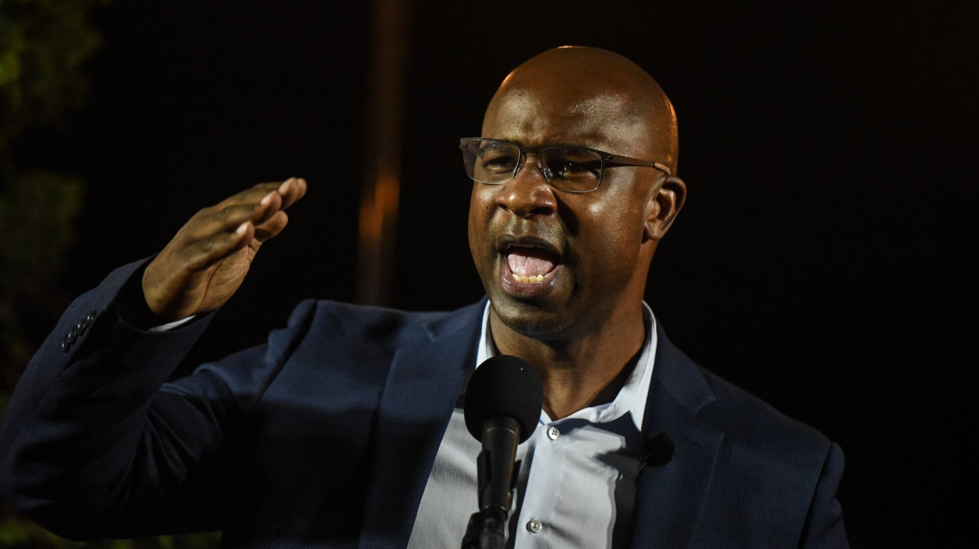 Representative elect Jamaal Bowman, who won his election over Rep. Eliot Engel