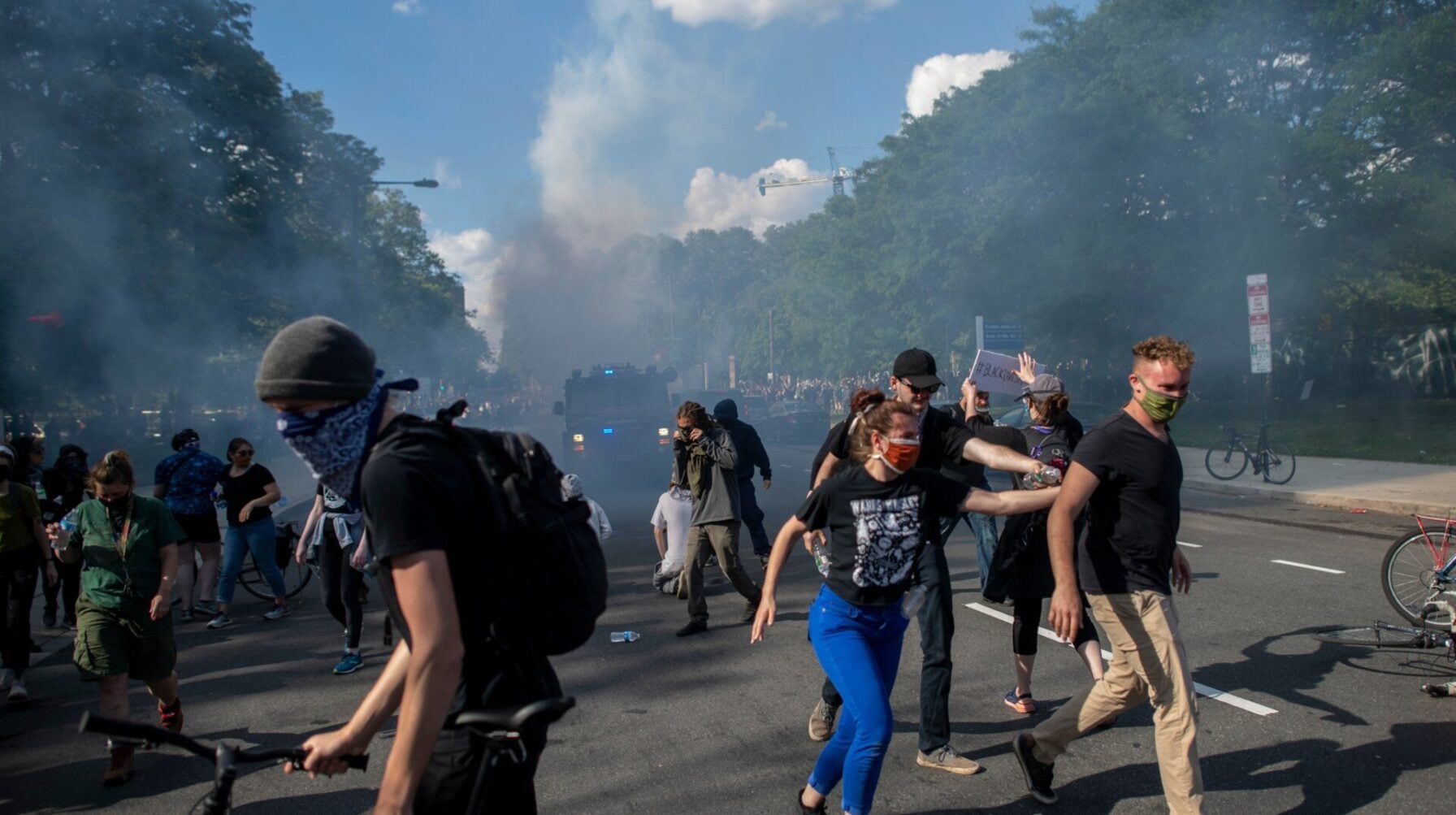 Photos: Police Use Force to Quell Protests Nationwide as Trump ...
