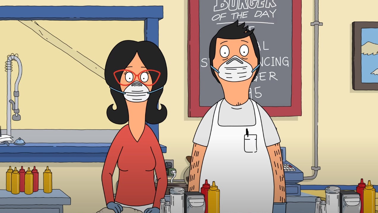 The Belchers in quarantine. Takeout only.