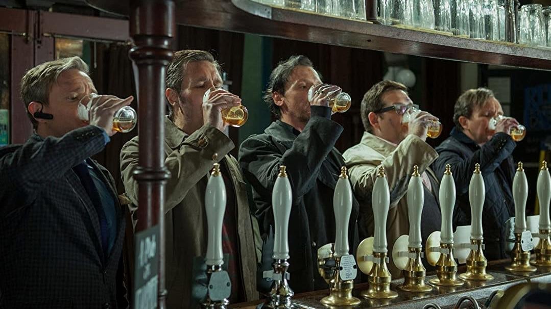 Nothing cures an alien invasion like booze. 