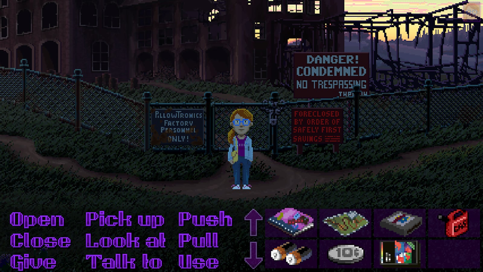 Screenshot: Thimbleweed Park