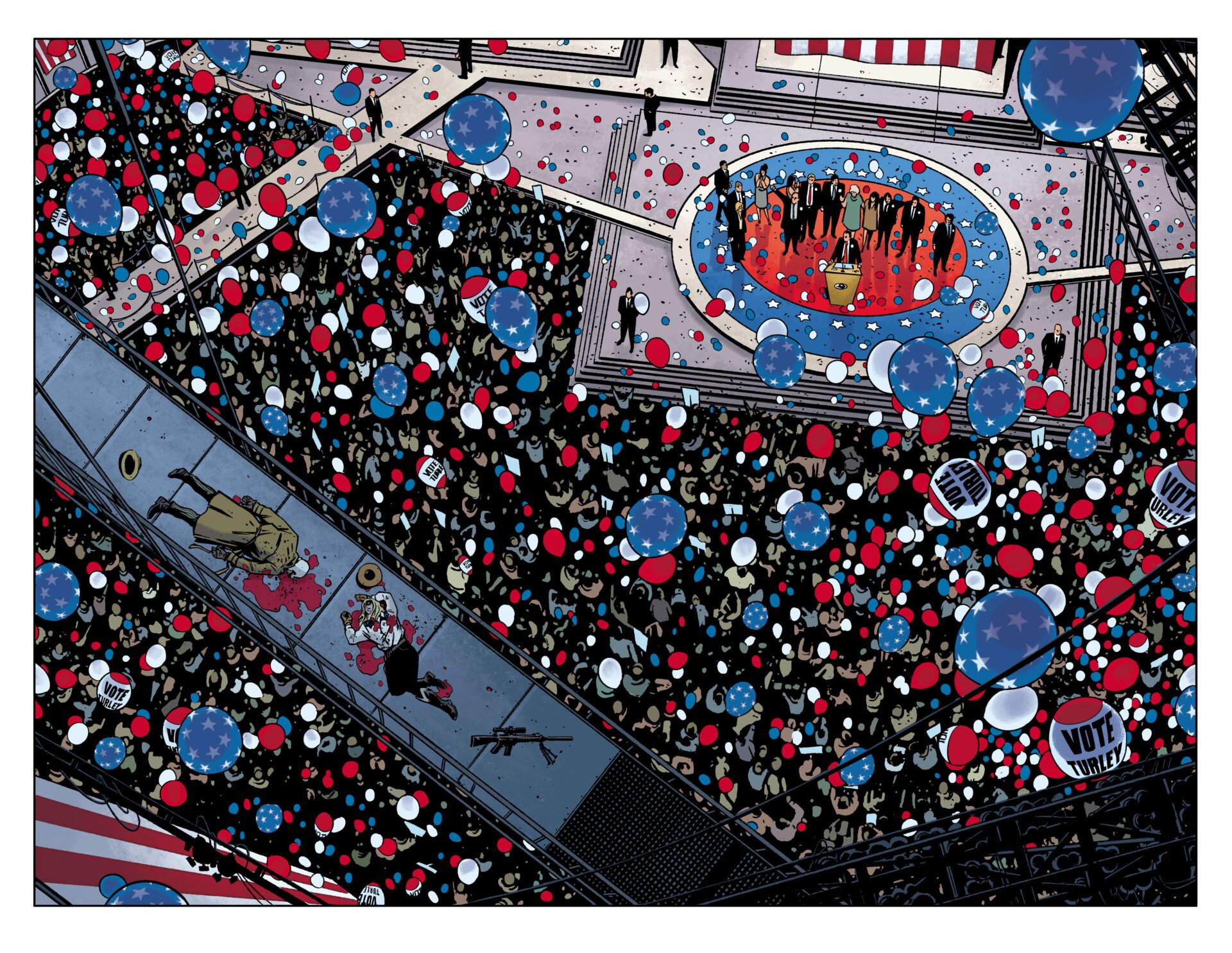 Some sort of political celebration.