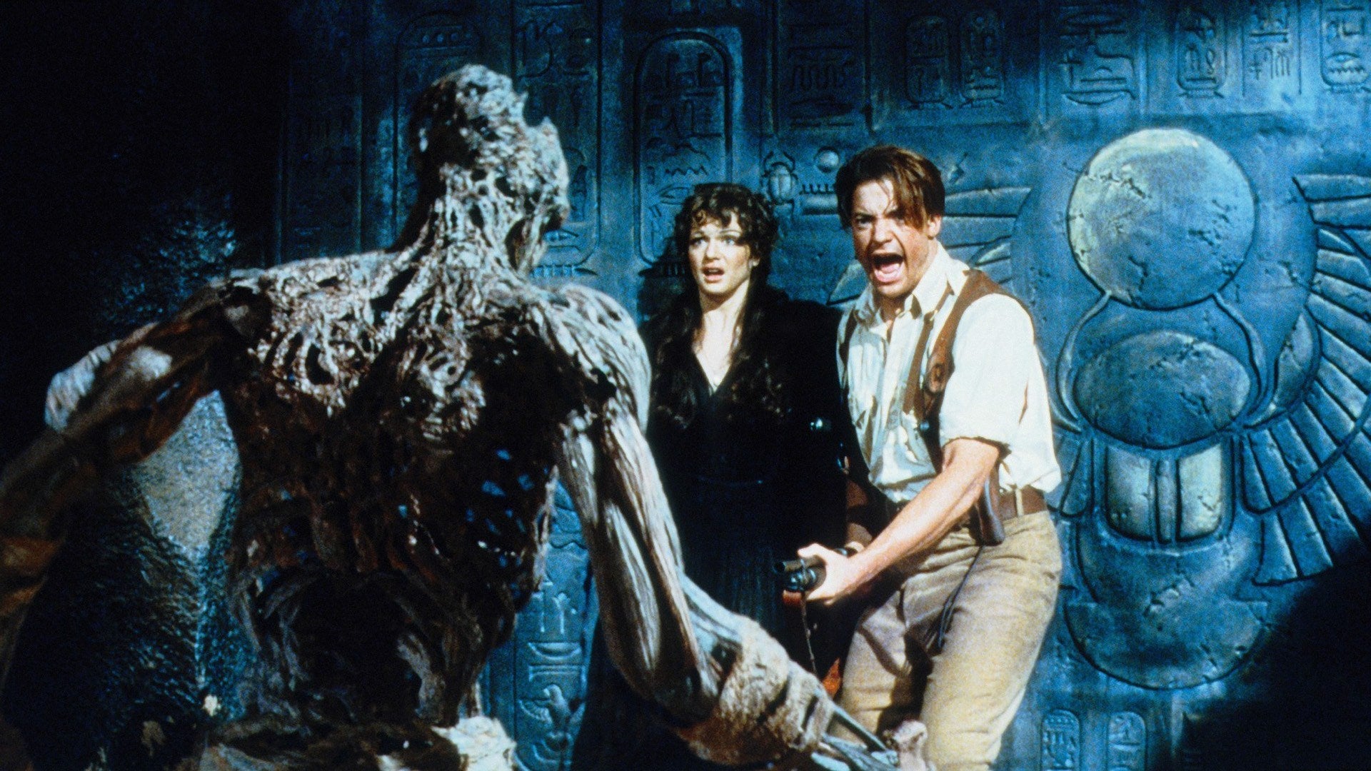 Rachel Weisz and Brendan Fraser face off with you-know-who in The Mummy.