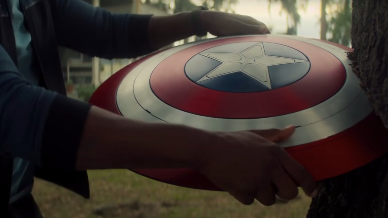 Sam Wilson taking the shield.