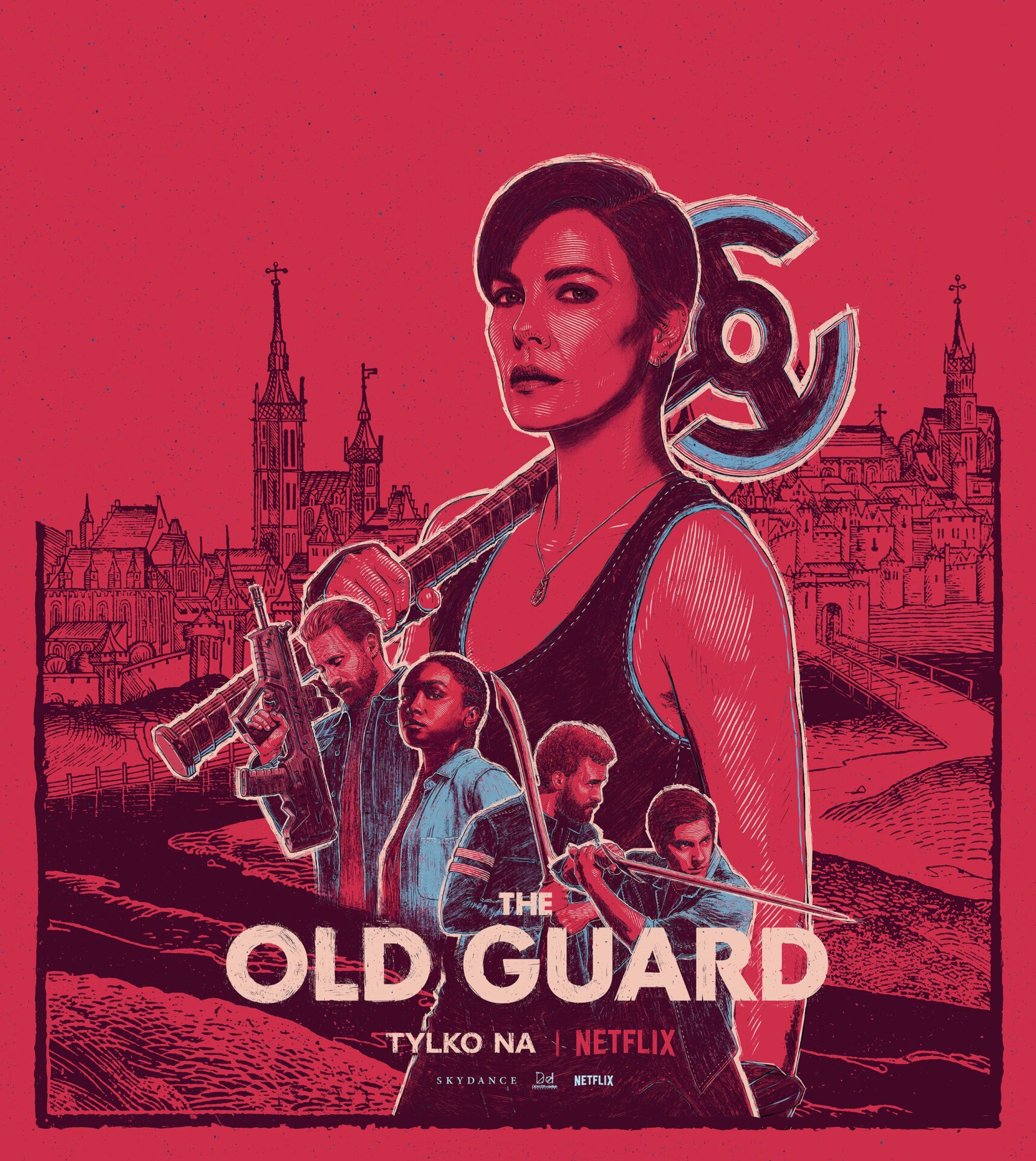 Bartosz Kosowski’s artwork for The Old Guard.