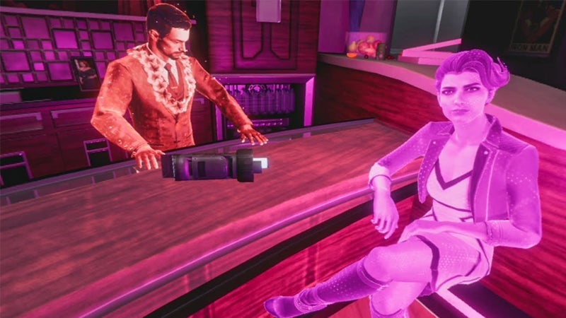 Your two holo-friends. Well, one holo-friend and another holo-frenemy.