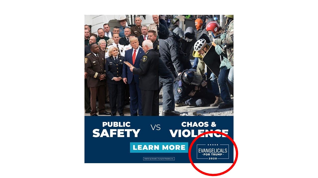 Screenshot: Facebook/Donald J. Trump