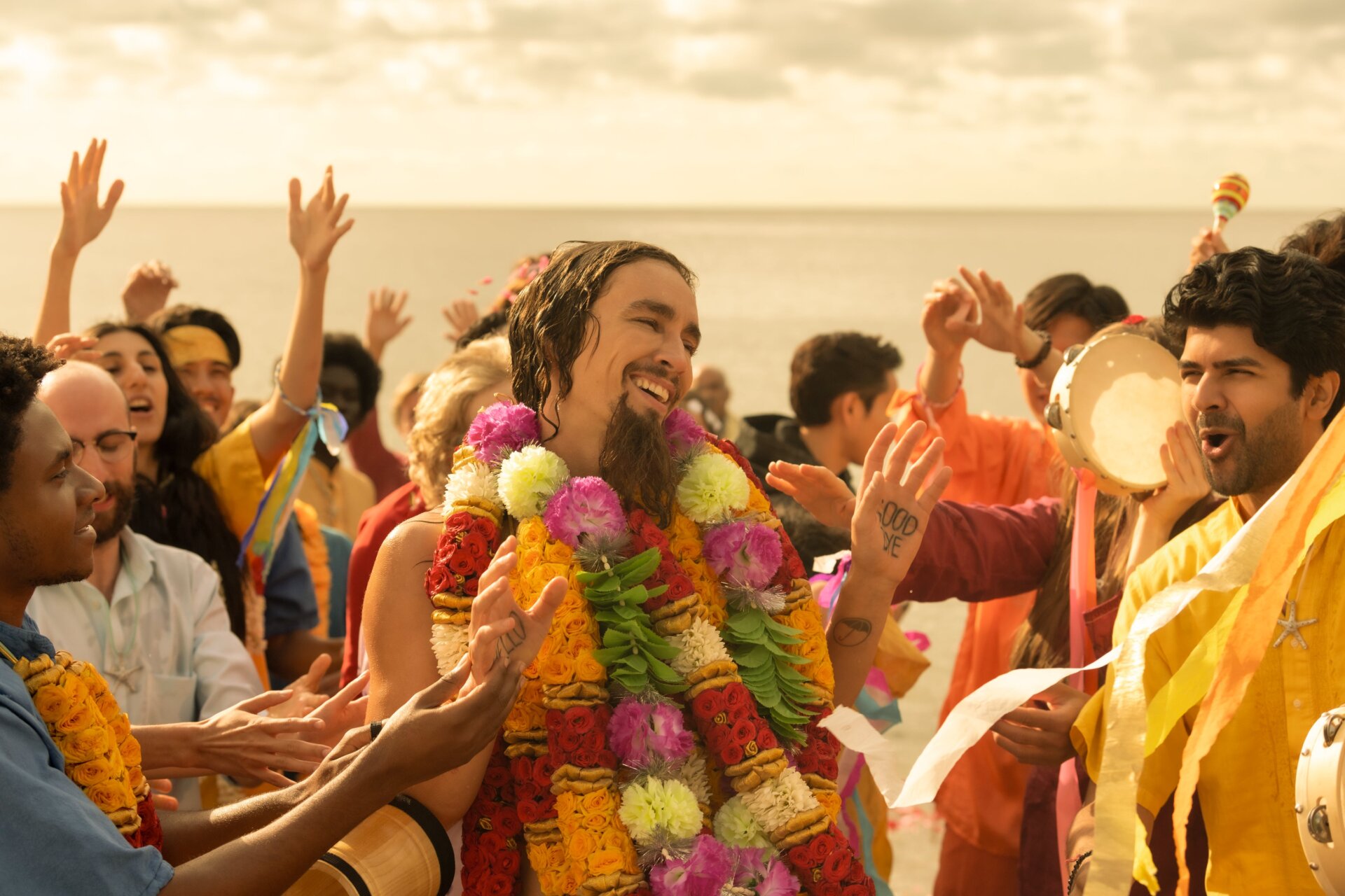 Robert Sheehan as Klaus Hargreeves.