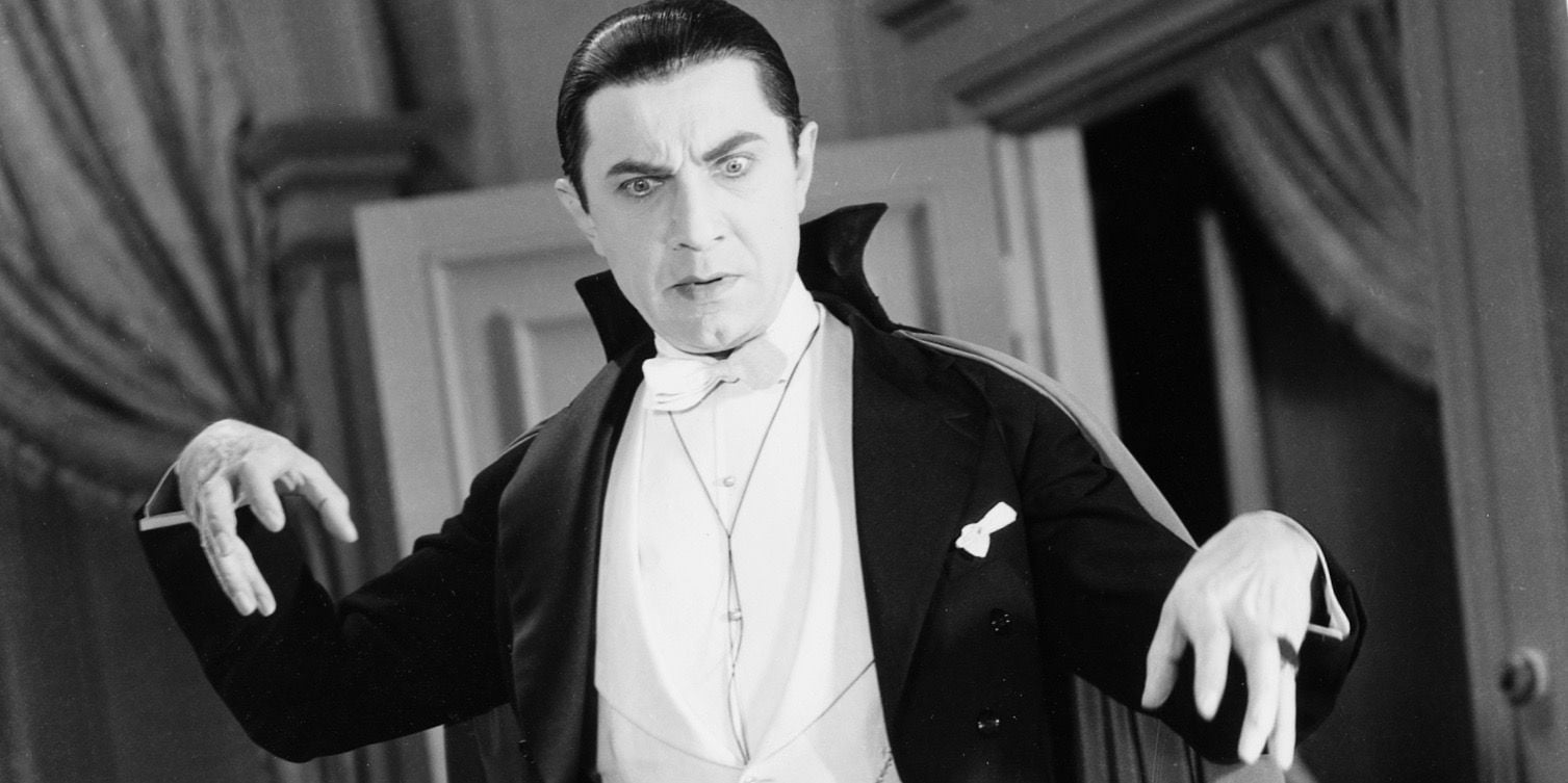 Béla Lugosi as Count Dracula.