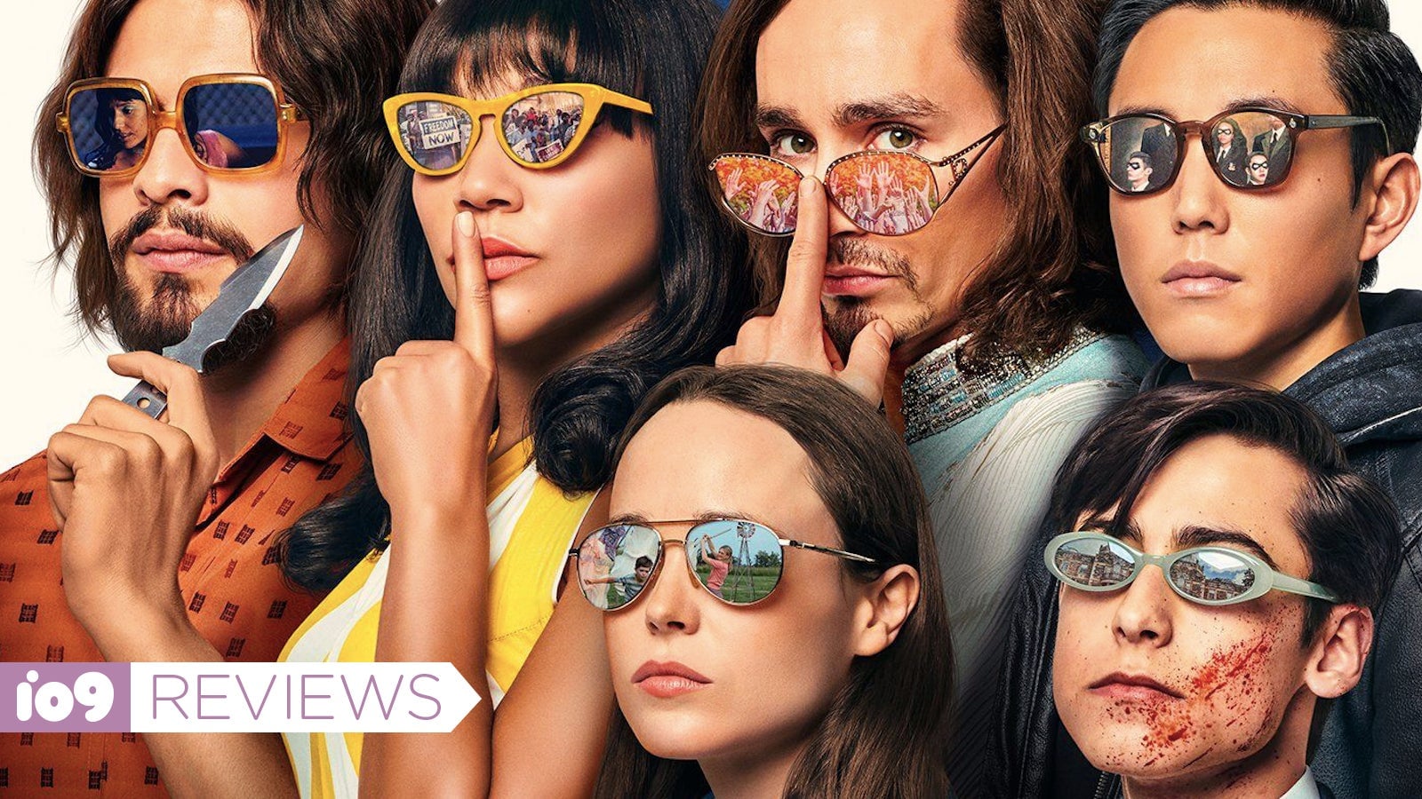 Six of the seven Hargreeves siblings.