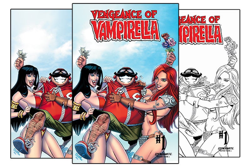 The “Cecil’s Big Cover” limited-edition cover for Vengeance of Vampirella #1. 