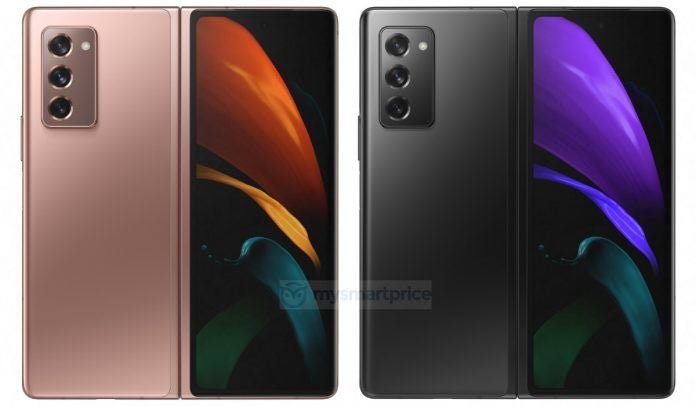 Based on these leaked pics, it appears the Z Fold 2 will come in two colors: black and copper. 