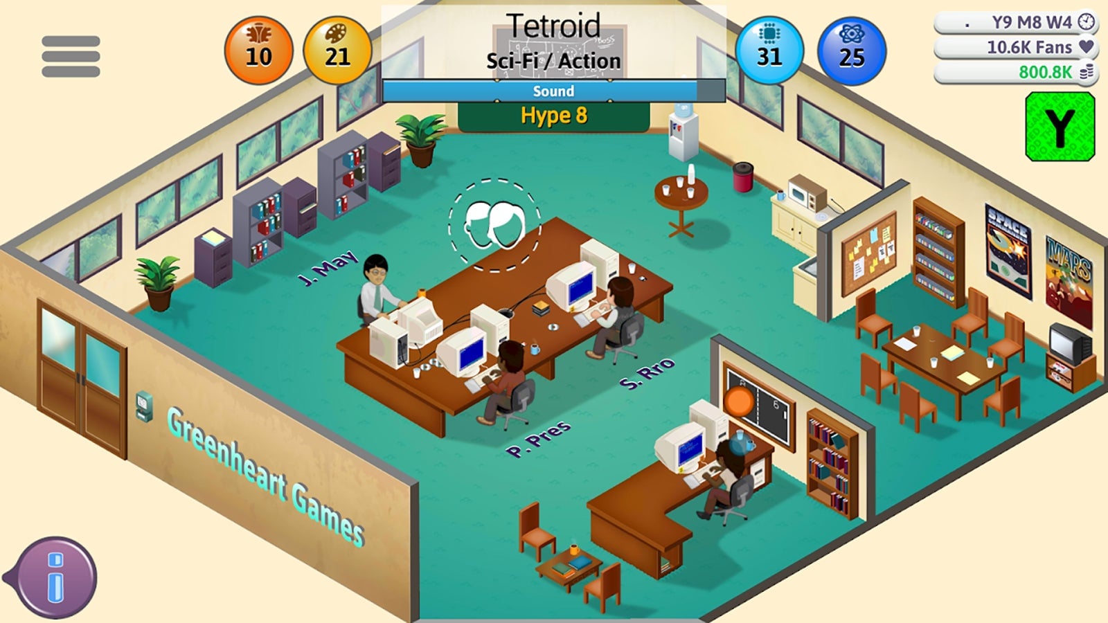 Screenshot: Game Dev Tycoon
