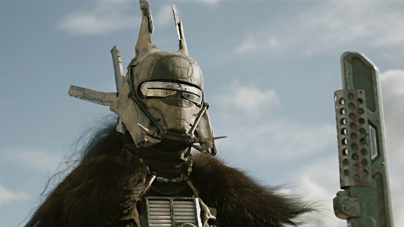 Enfys Nest in Solo: A Star Wars Story.