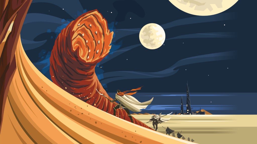 Dune’s cover art looks sublime.