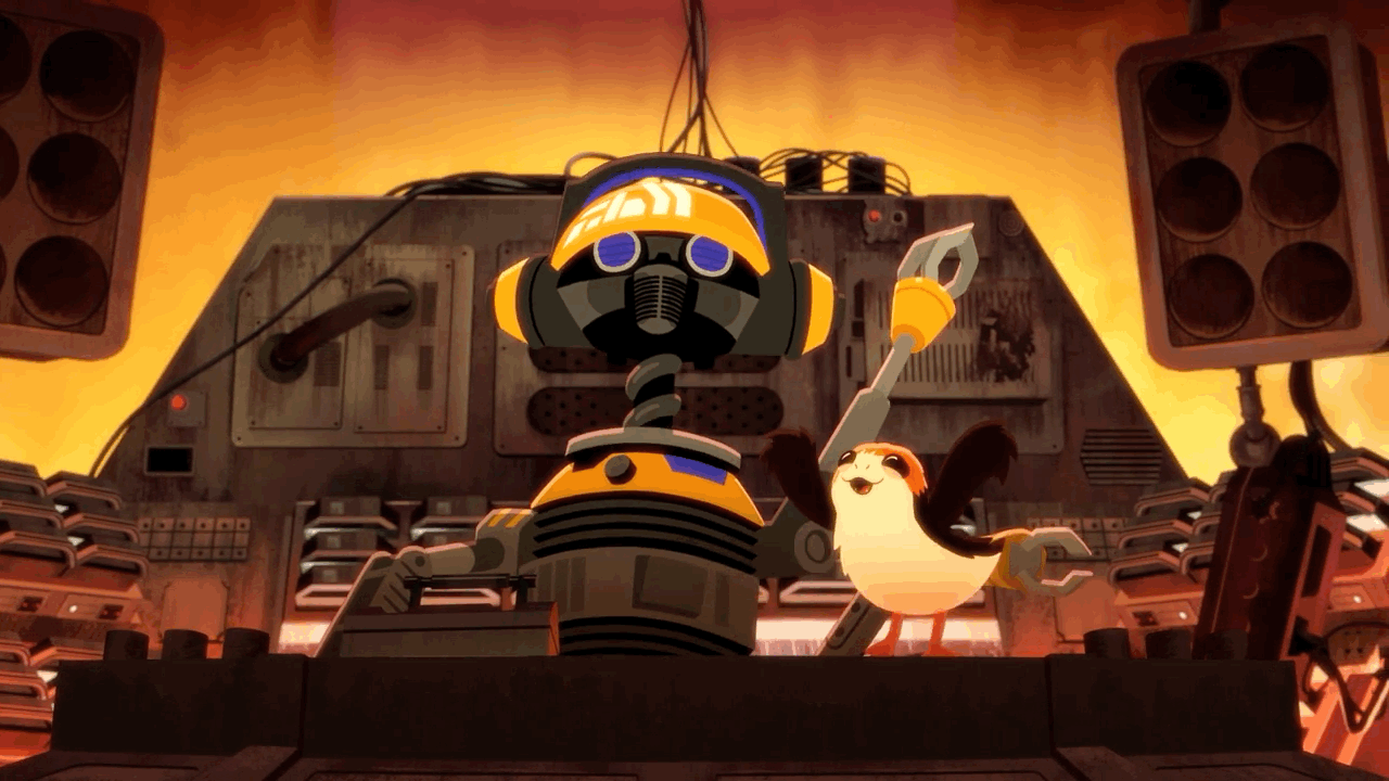 Porgs know how to get down. 