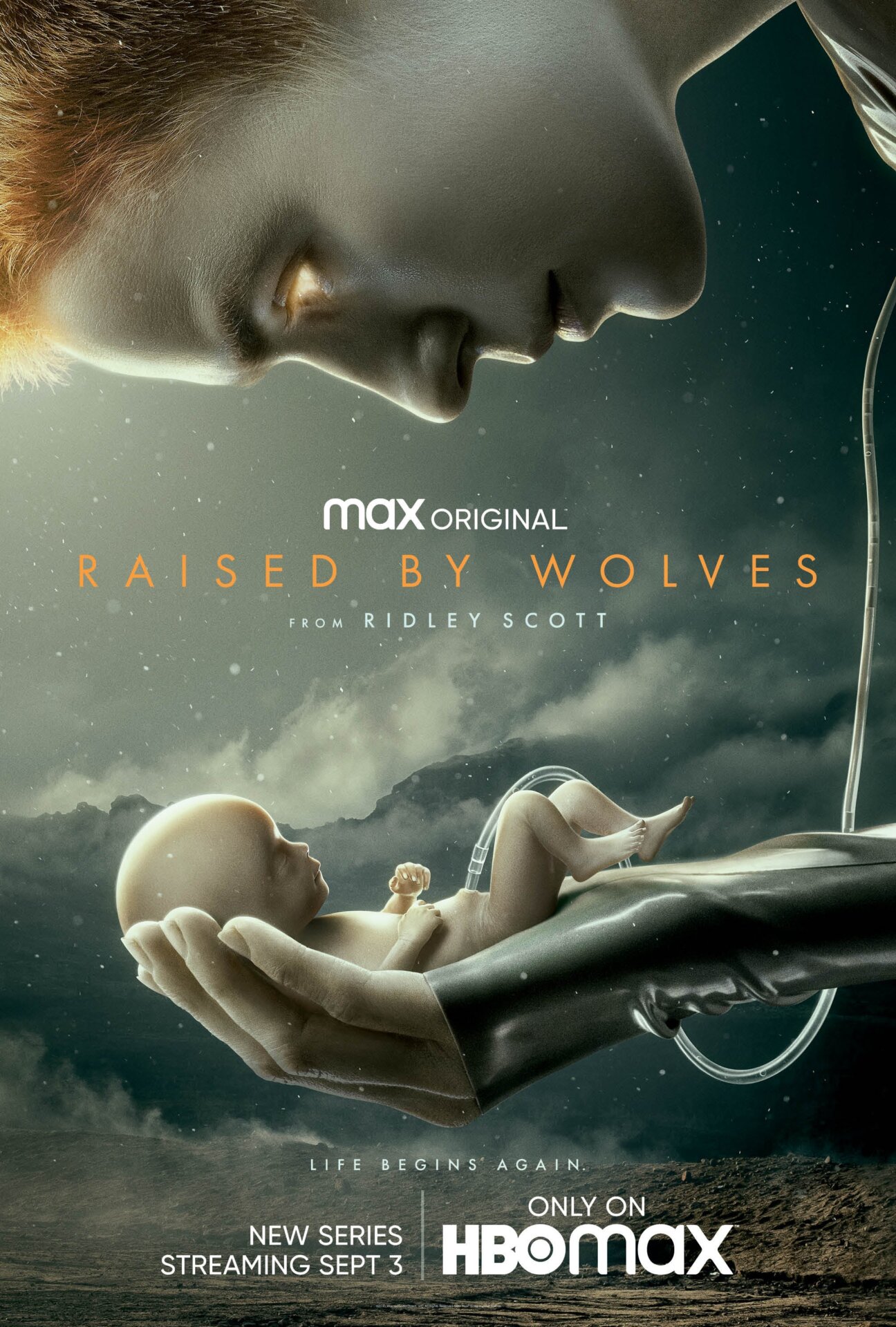 The poster for Raised by Wolves.