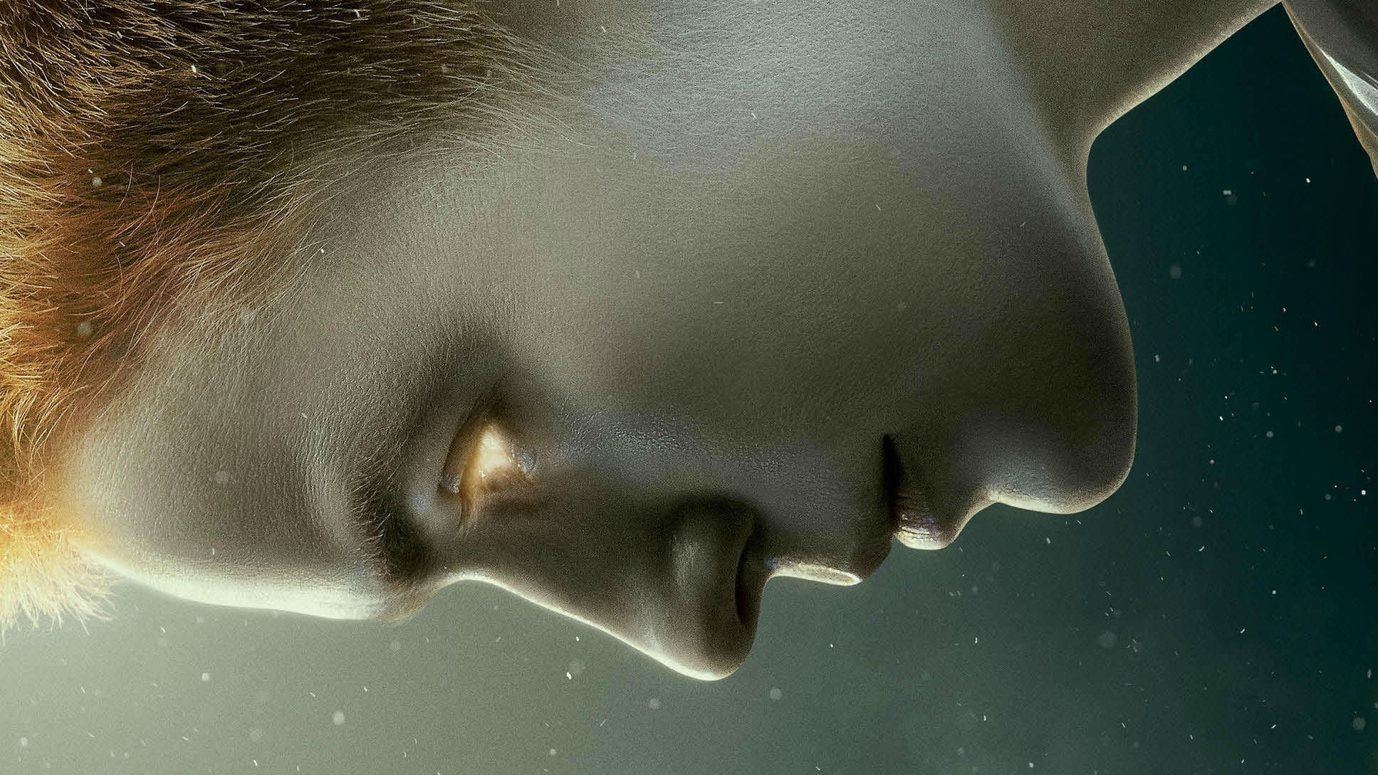 This character creepily looking down at my blog is the star of Raised by Wolves.