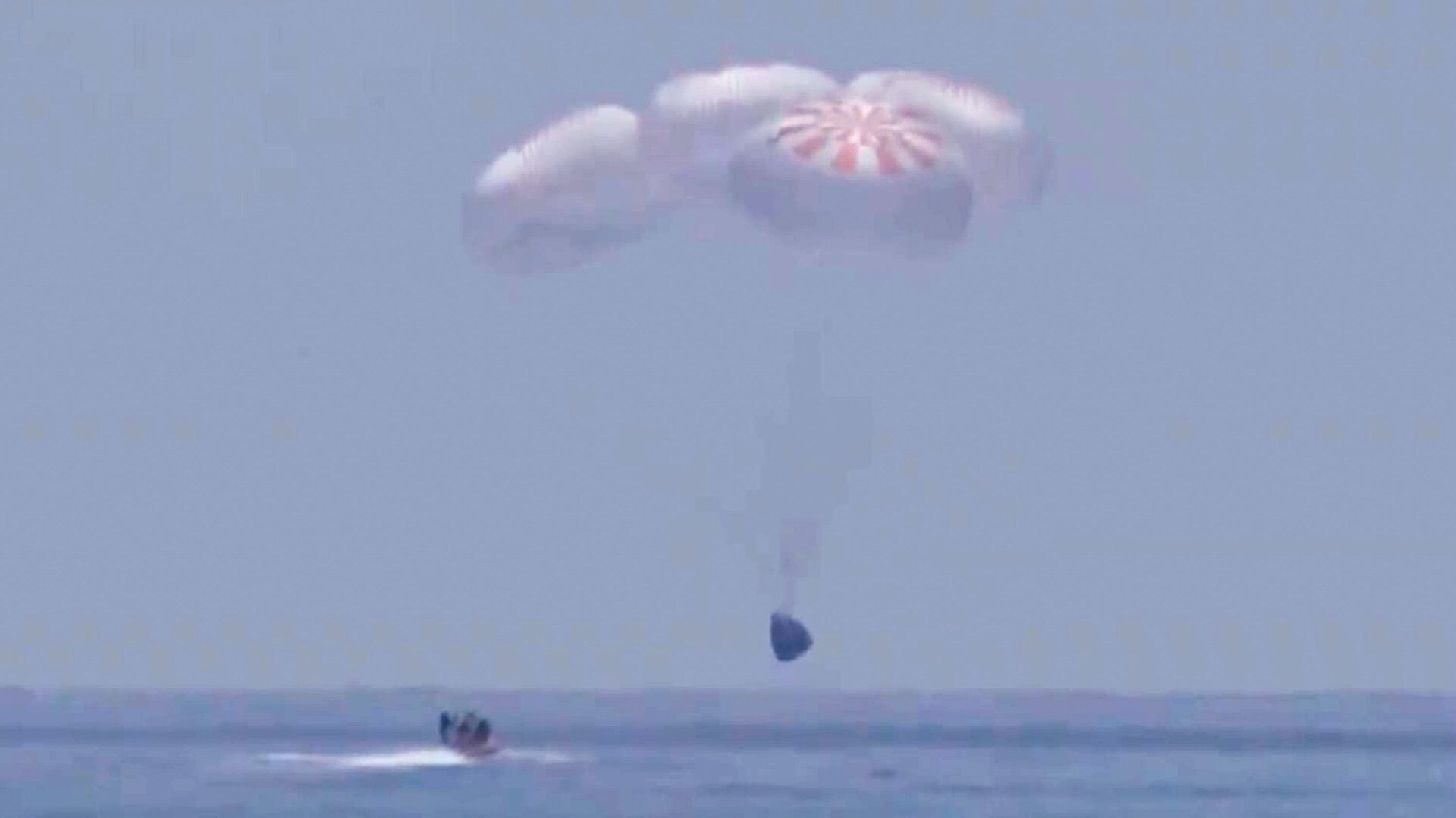NASA astronauts Bob Behnken and Doug Hurley made a successful water landing in SpaceX’s Crew Dragon spacecraft just outside Pensacola, Florida, shortly before 3 p.m. ET Sunday.