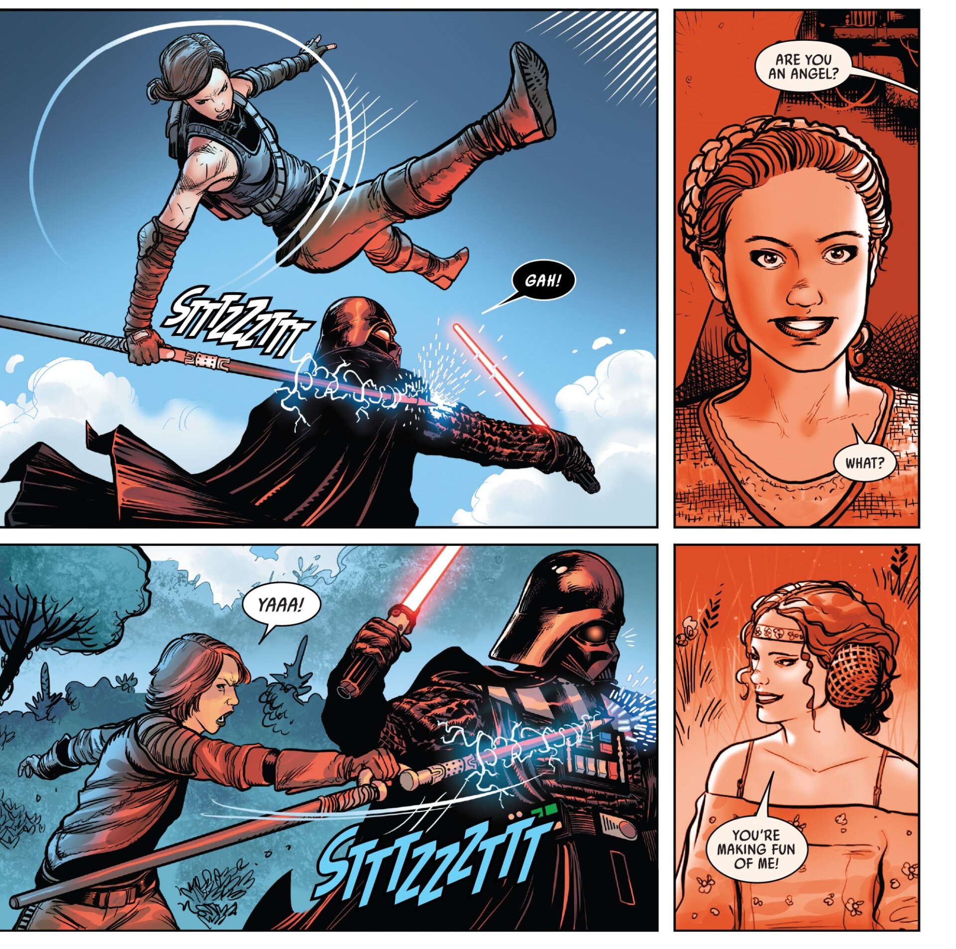 Image:  Raffaele Ienco, Neeraj Menon, and Joe Caramagna for Marvel Comics