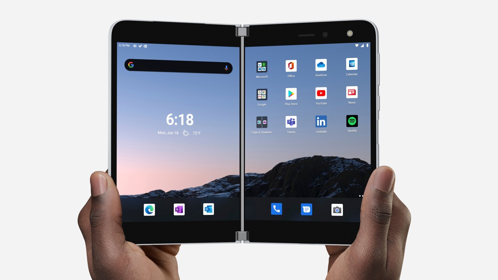 Microsoft announced that the Surface Duo will be available for pre-order today starting at $1,400 and shipping September 10.