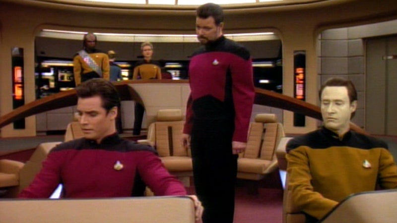 Riker doesn’t like the cut of Sam’s jib.