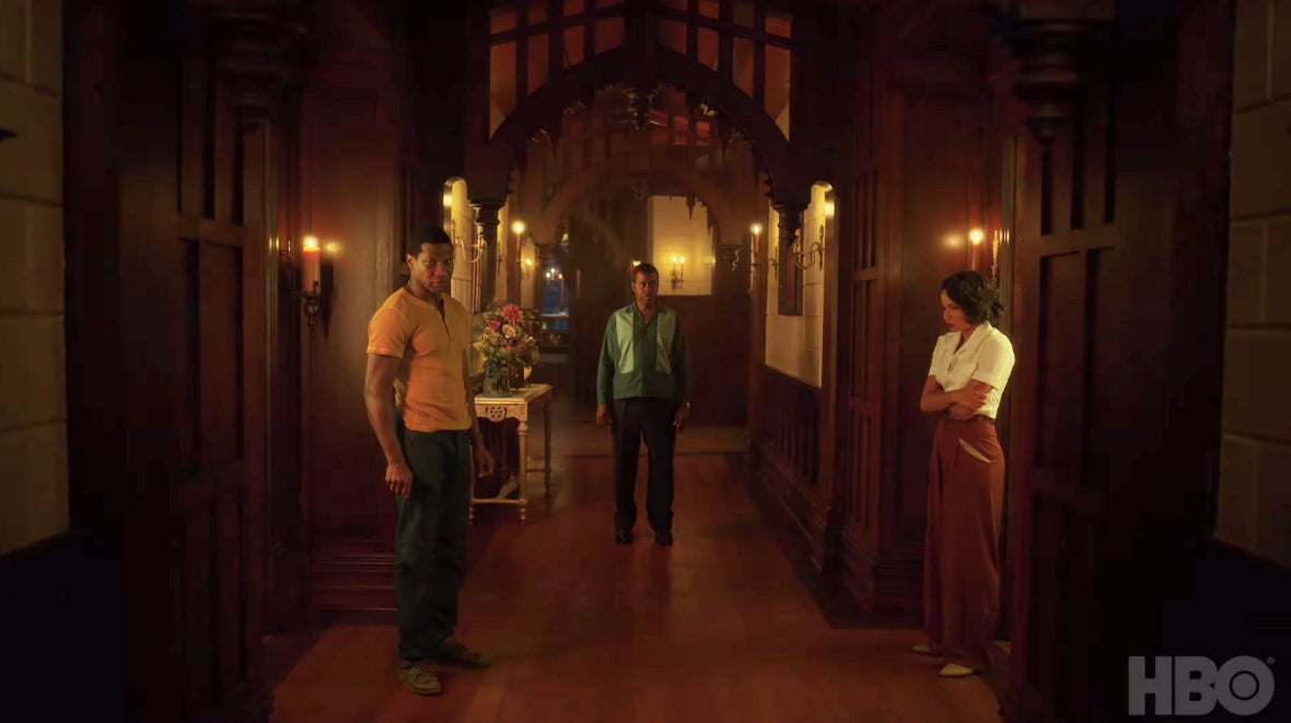 Atticus, George, and Leti realizing that the Braithwhite major isn’t what it seems.