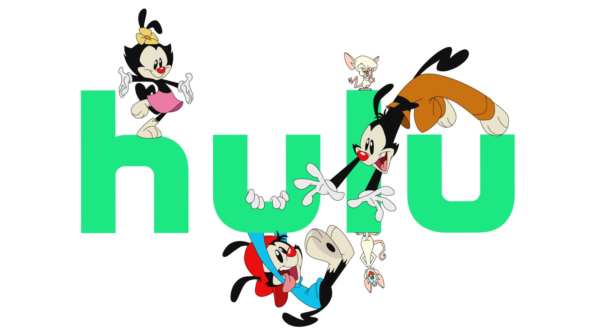 Yakko, Wakko, and Dot at Hulu.