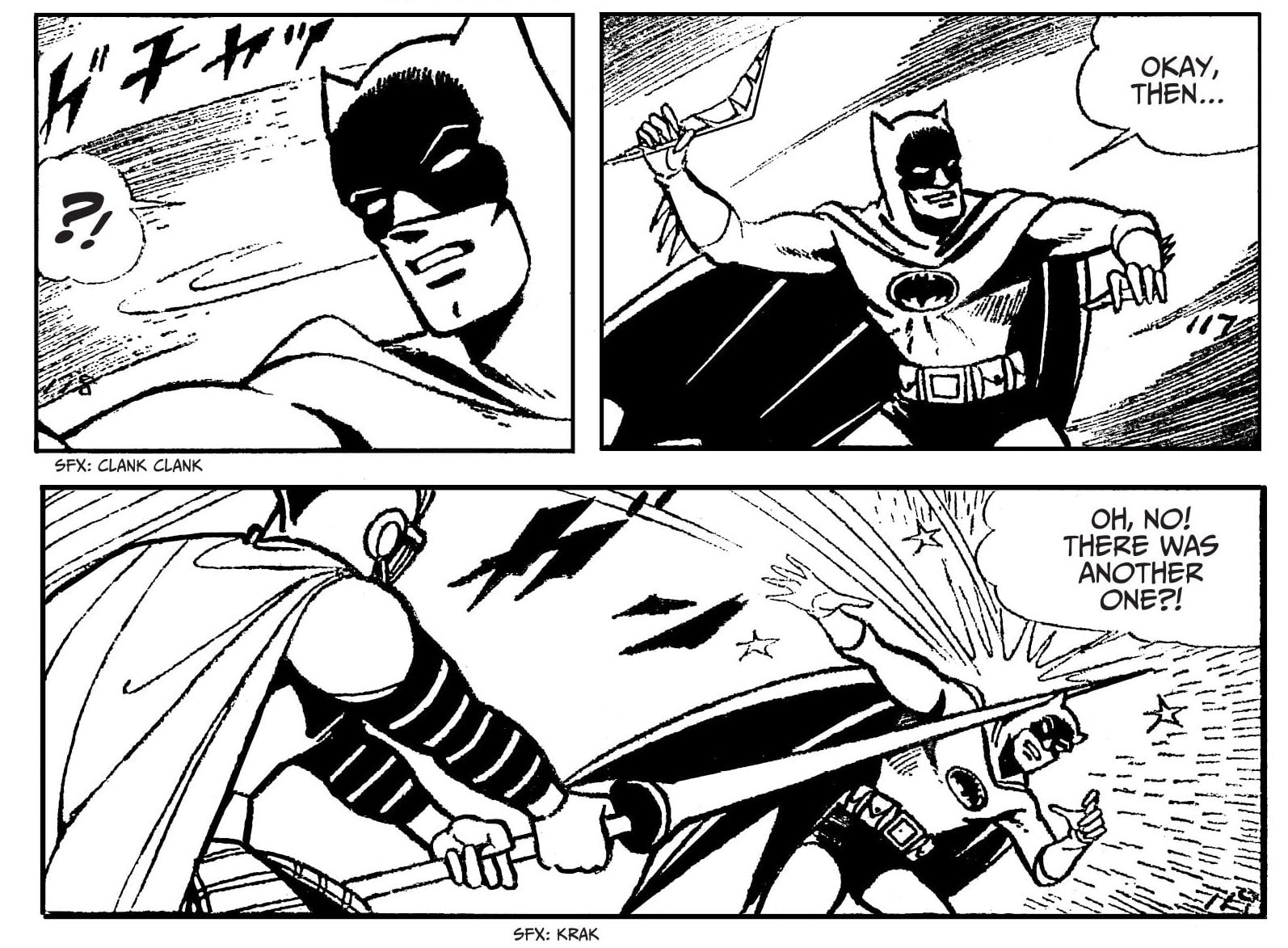 Even when Kuwata’s work gets weirder than your average Batman story, Bruce’s imperfect humanity shines through.