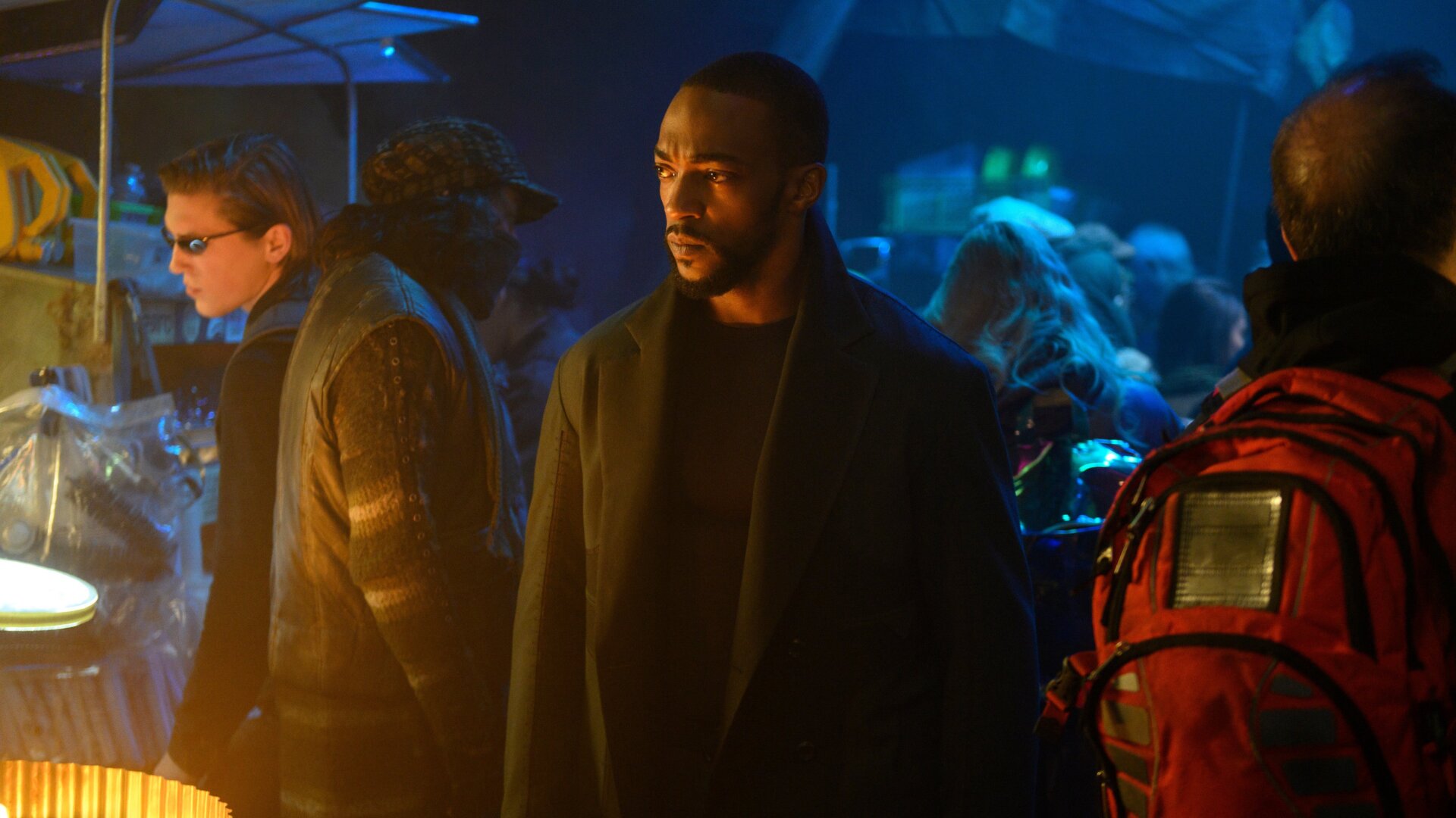 Anthony Mackie starred as the season two incarnation of Takeshi Kovacs in Altered Carbon.