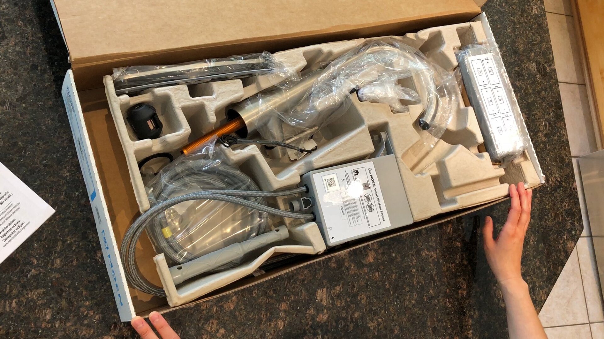 Having never installed a faucet before the U by Moen Smart Faucet seemed like a daunting task when I first opened the box.