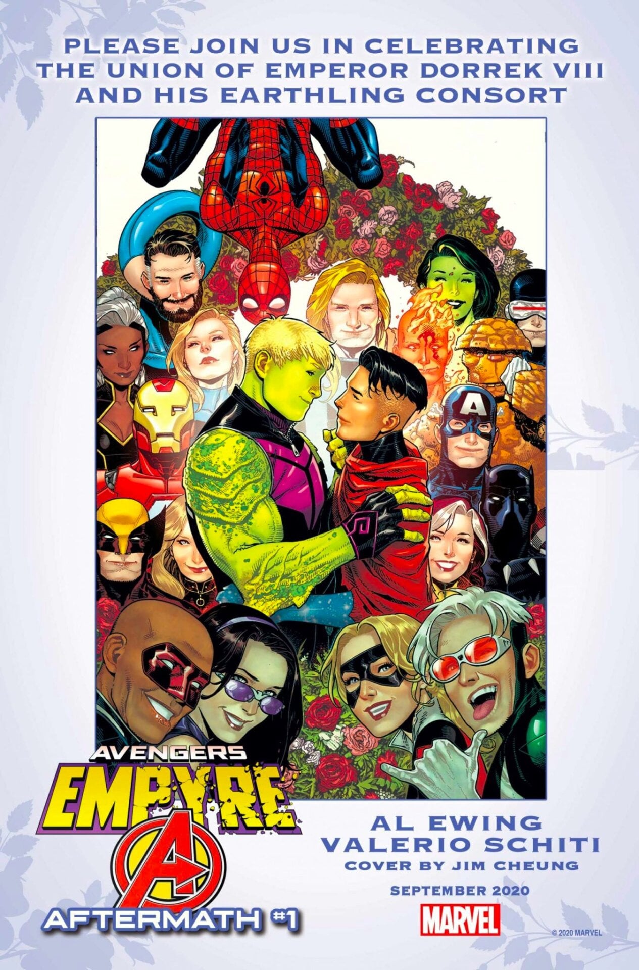 The cover of Empyre: Avengers Aftermath #1.
